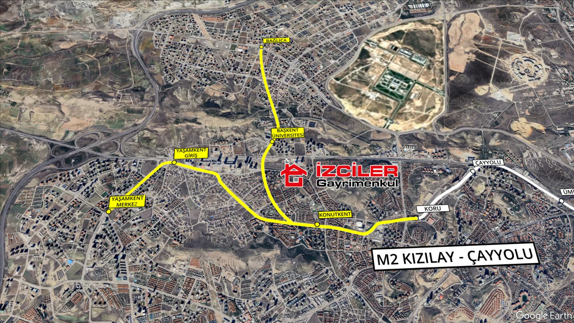 M2 Metro Uzatma Hattı: Bağlıca ve Yaşamkent Ulaşımda Yeni Bir Dönem