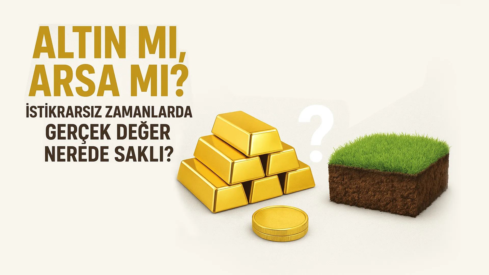 Altın mı, Arsa mı? İstikrarsız Zamanlarda Gerçek Değer Nerede Saklı?